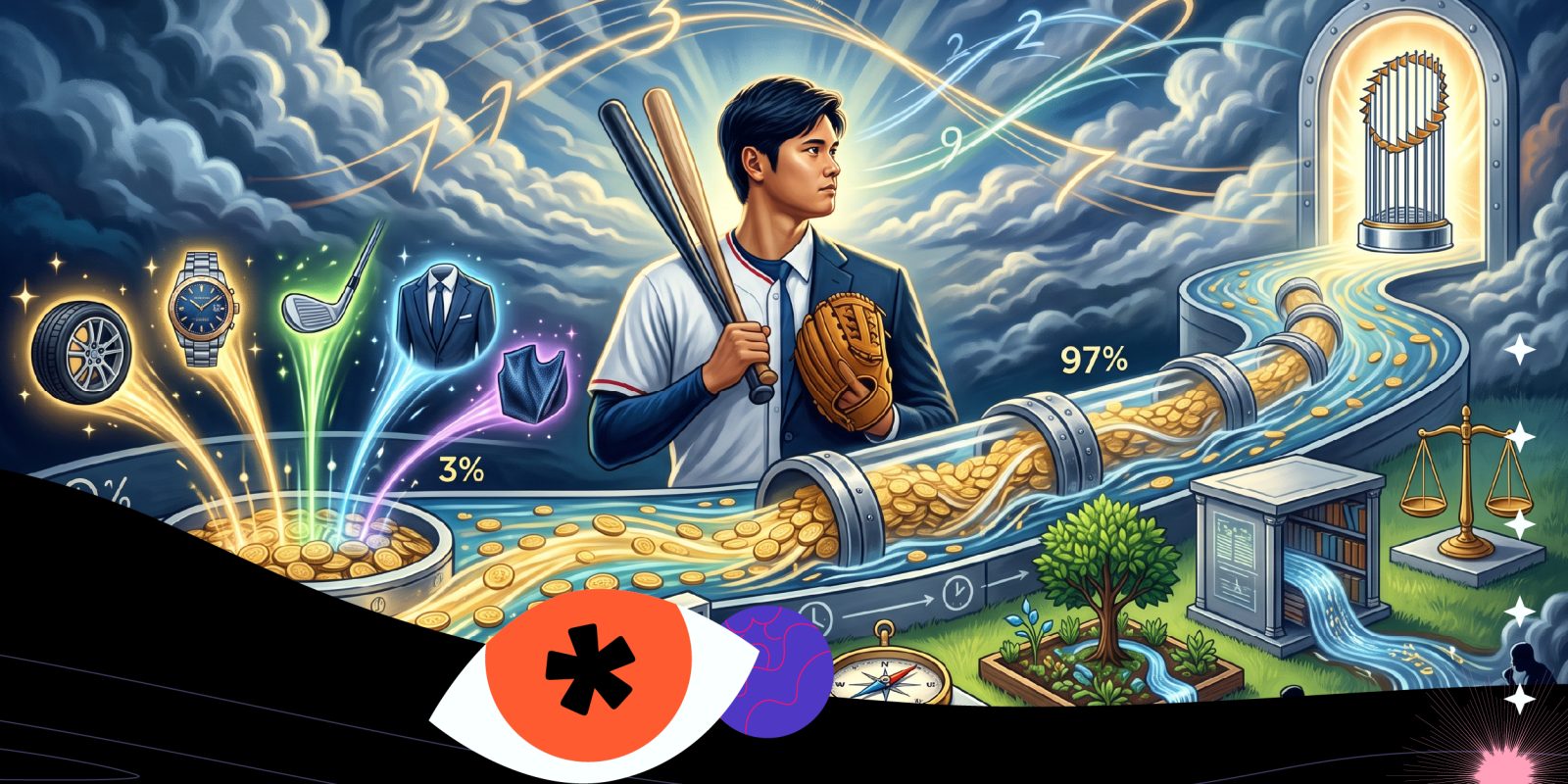 大谷翔平身價、合約、收入全解析｜年收 1.27 億美元的二刀流，怎麼管錢？季後賽前必看的 5 個理財習慣